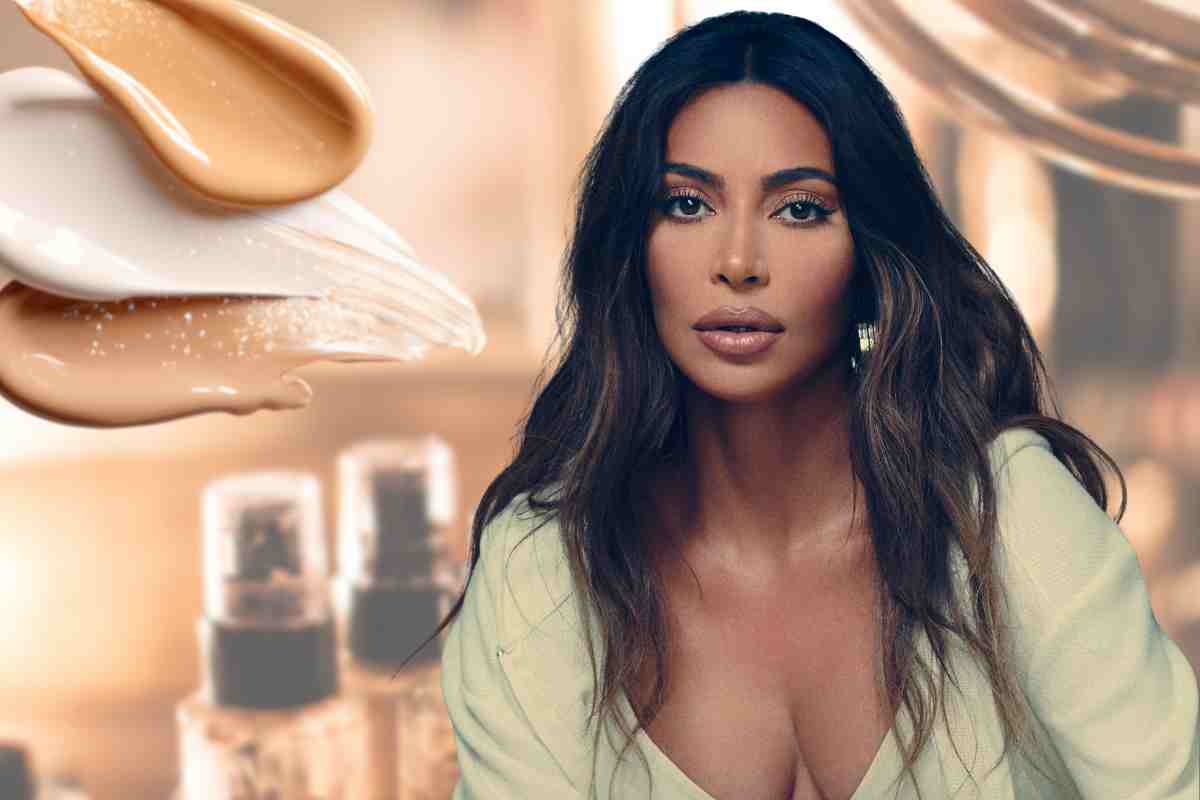 kim kardashian e il fondotinta